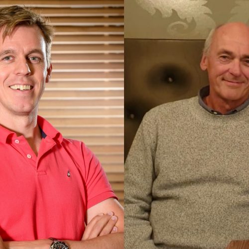 Onderzoekers Menno van der Holst en Arend de Kloet van Basalt Revalidatie