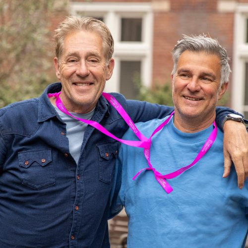 Peter en Viggo met lintje