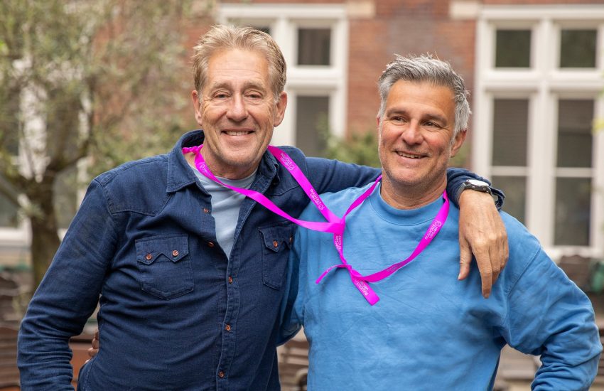 Peter en Viggo met lintje