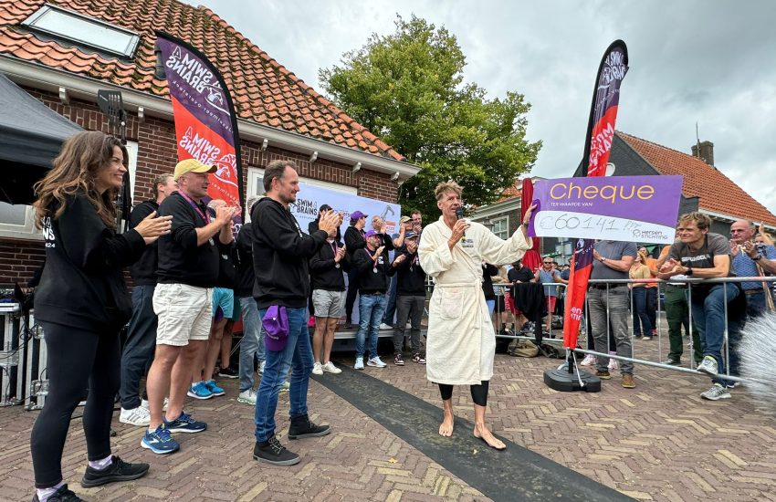 Swim4Brains actie eindbedrag